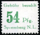 Germany,Spremberg Distrct Local Post,MLH *,error Shown On Scan - Neufs