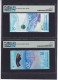 China 2022 Beijing Games Paper Banknotes 2P PMG 66 Winter  Olympics - Chine