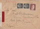 LUXEMBOURG OCC. ALLEMANDE ! 1942 - ENVELOPPE EXPRES ! CENSUREE => BRUXELLES (BELGIQUE) ! - 1940-1944 German Occupation