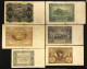 Polonia Polska  5 10 20 50 100 500 Zlotych 1940 6 Banknotes Lotto.2808 - Pologne