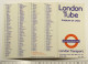 Petit Plan Dépliant, Métro De Londres 1979 - London Tube Diagram Of Lines, Underground, London Transport - Europe