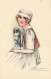 Illustrateur Illustration MAUZAN L.A Jeune Femme Avec Un Petit Chien Serie  126 - 2 - Mauzan, L.A.
