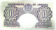 JAMAICA BRITISH 10 SHILLINGS BLACK KVGI HEAD  FRONT  MOTIF BACK DATED 01-03-1953 P39 AUNC READ DESCRIPTION !! - Jamaica