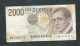 BILLET ITALIE 2000 LIRE MARCONI 1990 - DB3154116 -  LAURA 12814 - 2000 Lire