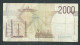 BILLET ITALIE 2000 LIRE MARCONI 1990 - DB3154116 -  LAURA 12814 - 2.000 Lire