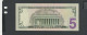 USA - Billet 5 Dollar 2013 NEUF/UNC P.539 § MB - Billetes De La Reserva Federal (1928-...)