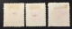 1909 - Australia - Postage Due Stamp - 1D,2D,6D, - Used - Portomarken