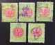 1932 /38 - Australia - Postage Due Stamp - 1D,2D,1/2D,4D,1/ - Used - Port Dû (Taxe)