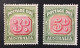 1938 /49 - Australia - Postage Due Stamp - 3D,5D, - Used - Port Dû (Taxe)