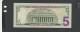 USA - Billet 5 Dollar 2013 NEUF/UNC P.539 § MK - Biljetten Van De  Federal Reserve (1928-...)
