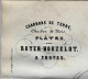 1855  ENTETE Royer Houzelot Troyes Aube Charbons De Bois & De Terre Pour Houilleres D’Epinac Saone Et Loire V.HISTORIQUE - 1800 – 1899