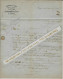 1855  ENTETE Royer Houzelot Troyes Aube Charbons De Bois & De Terre Pour Houilleres D’Epinac Saone Et Loire V.HISTORIQUE - 1800 – 1899