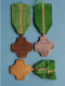3 Medailles Van De ARBEID > Hulde En Erkentelijkheid ( Zie / Voir / See SCANS ) ACV >>> 3 Verschillende ( BR / Z / G ) ! - Altri & Non Classificati