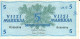 FINLAND 5 MARKKAA BLUE MOTIF FRONT & BACK SN LETT.A  ND(1963) P99a VF READ DESCRIPTION !! - Finlande