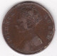 Hong Kong . 1 Cent 1875 . Victoria. Bronze . KM# 4.1 - Hongkong