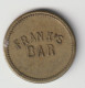 U.S.A. - Token: Frank's Bar Detroit Michigan 10 Cent (e) - Professionals/Firms