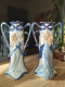 2 Petits Vases Avec Des Femmes Musiciennes (muses ?) - Vazen