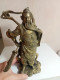 Delcampe - Statuette XIXème Art Asiatique  Hauteur 26 Cm En Bronze - Brons