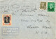 LETTRE. NORVEGE. 14 12 46. KRISTIANSAND PAR AVIO POUR SEATTLE. USA. + VIGNETTE NORGE JULEN 1946 - Lettres & Documents