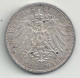 ALLEMAGNE - ANHALT - 3 Marks - 1914 - Argent - TB/TTB - 2, 3 & 5 Mark Plata