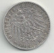 ALLEMAGNE - BAVIÈRE - 3 Marks - 1910 D - Argent - TB/TTB - 2, 3 & 5 Mark Plata