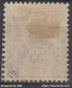 TIMBRE INDE TYPE GROUPE 35c NOIR SUR JAUNE N° 17 OBLITERATION TRES LEGERE - Used Stamps