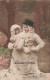 FÊTES ET VOEUX -  Nouvel An - Deux Enfants Déguisés En Bonhomme De Neige - Colorisé - Carte Postale Ancienne - Nieuwjaar