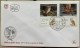 ISRAEL 1986, FDC COVER, BIBLICAL BIRDS OWLS WITH TAB, ELAT PORT CITY SPECIAL CANCEL - Storia Postale