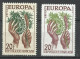 France N°1122 Europa 1957 Violet Et Olive   Neuf  ( * ) B/TB  Le Timbre Type Sur Les Scans Pour Comparer Soldé ! ! ! - 1957