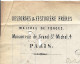 1867 HAUTS FOURNEAUX FONDERIES De Brousseval Desforges  Festugière Fr. Maitres De Forges Pour Seraphin Fr. Paris V.HIST. - 1800 – 1899