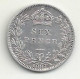 ANGLETERRE - 6 Pence - 1887 - Argent - TB/TTB - H. 6 Pence