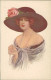 Delcampe - H. FISHER SIGNED 1910s POSTCARDS ( 6 )  - WOMAN & FLOWERS - SERIES 326 (4961) - Fisher, Harrison