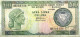 CYPRUS 10 LIRA -POUNDS GREEN WOMAN HEAD FRONT BIRDS DATED 01-11-1989 P55a VF READ DESCRIPTION !! - Zypern