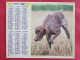 LOT 11 CALENDRIERS ALMANACHS  De 1983 à 2007 LAVIGNE OBERTHUR Sur La  CHASSE Et La  PÊCHE - Groot Formaat: 1981-90