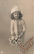 ENFANT - Heureuse Année - Petite Fille Avec Un Bouquet De Fleurs - Carte Postale Ancienne - Autres & Non Classés