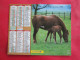 LOT DE 8 CALENDRIERS ALMANACHS  De 1992 à 2012 LAVIGNE OBERTHUR OLLER CHEVAUX - Grand Format : 1991-00