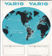 B2456 - AVIAZIONE - BROCHURE VARIG BRAZILIAN AIRLINES - INTERNATIONAL TIMETABLE 1972 - Horarios