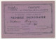 FRANCE - Carte De Membre Honoraire - Fanfare De Pontailler-sur-Saône - 1985 - Membership Cards