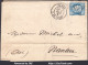 FRANCE N°60C SUR LETTRE AVEC ETOILE DE PARIS 24 + CAD R. DE CLÉRY DU 01/02/1876 - 1871-1875 Ceres