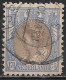 Onderbrekingen Linksonder In 1899-1913 Koningin Wilhelmina 17½ Cent Ultramarijn En Bruin Lijntanding 11½ NVPH 67 B - Varietà & Curiosità