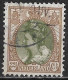 Extra Bruin Puntje In De Linkeronderhoek In 1919 22½ Cent Bruin / Groen Kon. Wilhelmina NVPH 70 - Varietà & Curiosità