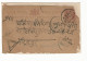 58665) India Posted On Wrong Train Postmark Cancel - Variétés Et Curiosités