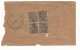 58672) India Registered Block 1937 Postmark Cancel - Enveloppes