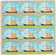 Delcampe - Equatorial Guinea Serie 7v 1976 In Complete MNH Sheets - 12 Series Conquerors Of The Sea Tallships Sail Ships MNH - Guinée Equatoriale