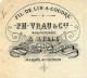 1876  ENTETE FIL LIN à COUDRE PH. VRIN Lille Nord V.HISTORIQUE  Pour Rouseau Négociant Troyes Aube V.HISTORIQUE - 1800 – 1899