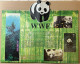 Hong Kong Telephone Phonecard, WWF China Panda, Set Of 3 Mint Cards With Folder - Hongkong