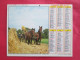 LOT DE 17 CALENDRIERS ALMANACHS De 1982 à 2018 LAVIGNE OBERTHUR OLLER MOISSON, FENAISON, LABOUR, VENDANGE - Formato Grande : 1981-90