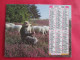 Delcampe - LOT DE 17 CALENDRIERS ALMANACHS De 1982 à 2018 LAVIGNE OBERTHUR OLLER MOISSON, FENAISON, LABOUR, VENDANGE - Grossformat : 1981-90