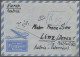 Cover Afghanistan: 1949, Registered Airmail Cover Franked On Reverse With 1939, 50p Or - Afganistán