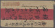 Cover China: 1908, Als Einschreiben Gelaufener Rotbandbrief Aus Der Siemssen-Korrespon - 1912-1949 Republic